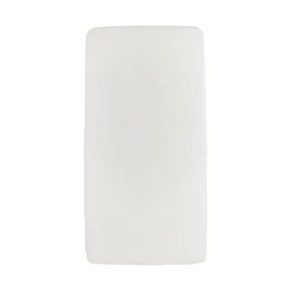 Uni hoeslaken ledikant - pre-washed hydrofiel - 60x120cm de Meyco en Offwhite – photo produit 2 sur 3