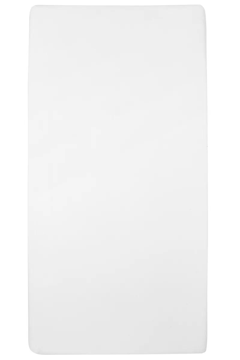 Uni hoeslaken wieg - 40x80/90cm de Meyco en Blanc – photo produit 2 sur 2