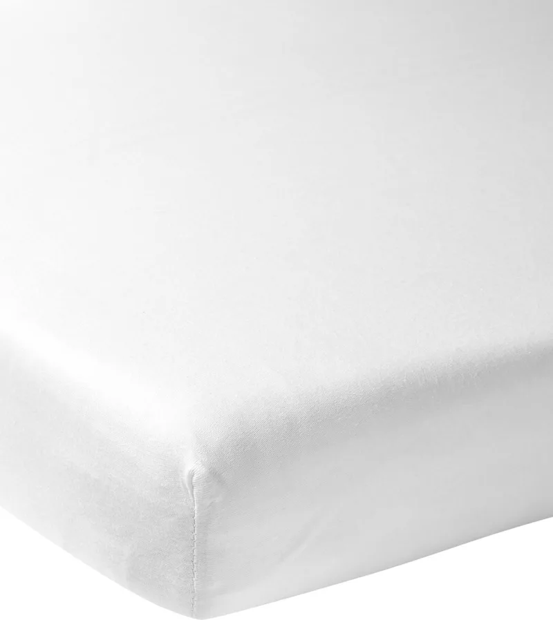 Uni hoeslaken wieg - 40x80/90cm by Meyco in White – product photo