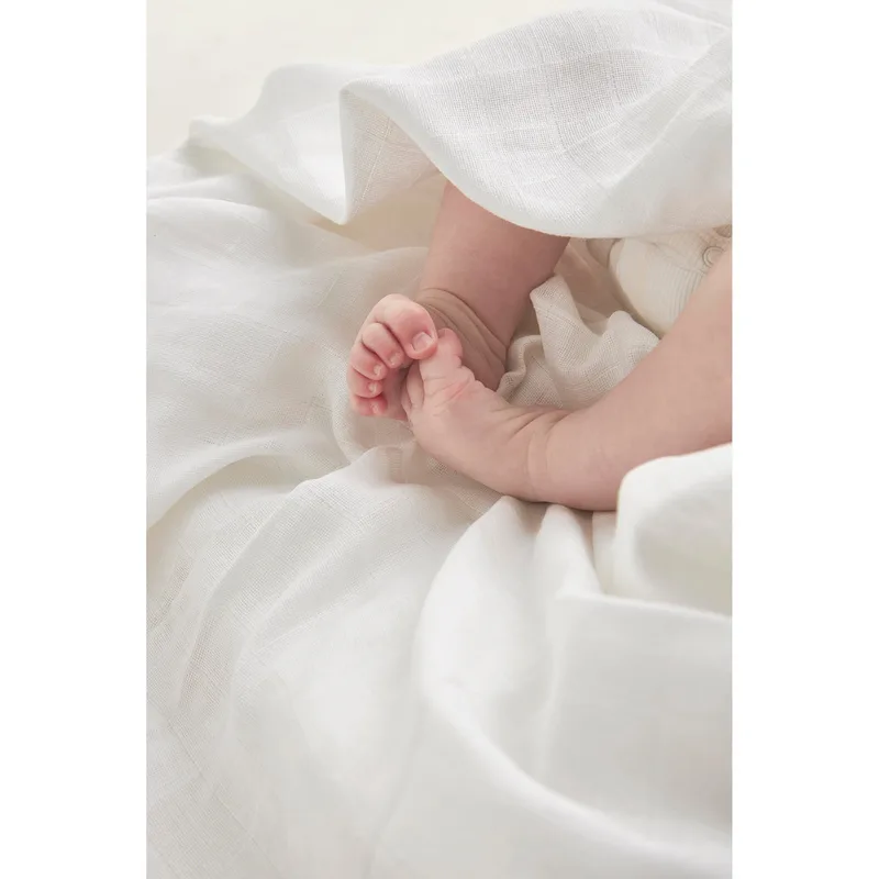Uni hydrofiele doeken - 10-pack - biologisch - 80x80 cm by Meyco in White – product photo 3 of 3