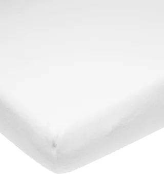 Uni molton stretch hoeslaken juniorbed - white - 70x140/150cm by Meyco in White – product photo 1 of 2