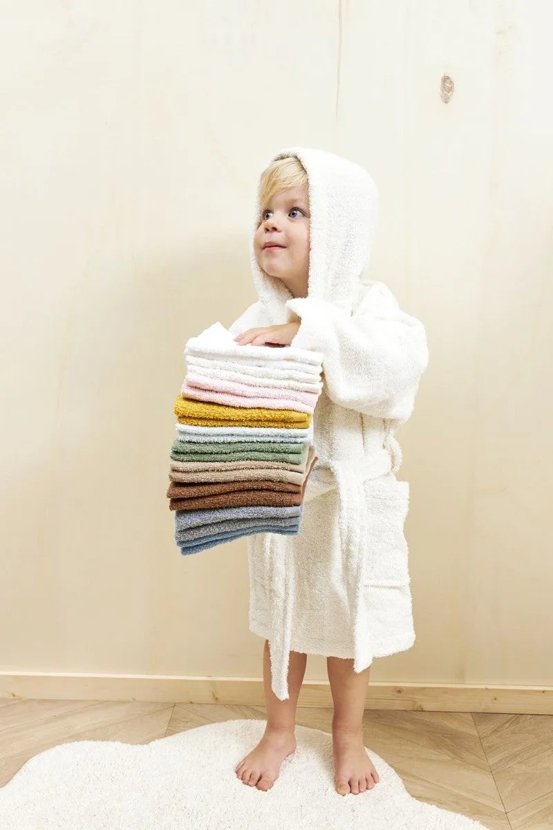 Uni monddoekjes - 6-pack - badstof - white - 30x30cm by Meyco in Uni White – product photo 2 of 3