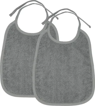 Uni slab - 2-pack - badstof - grey van Meyco in Grijs – productfoto 1 van 3