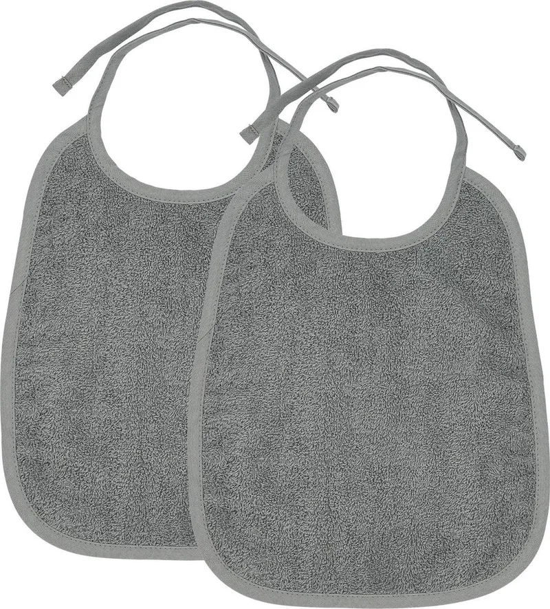 Uni slab - 2-pack - badstof - grey by Meyco in Grey – product photo