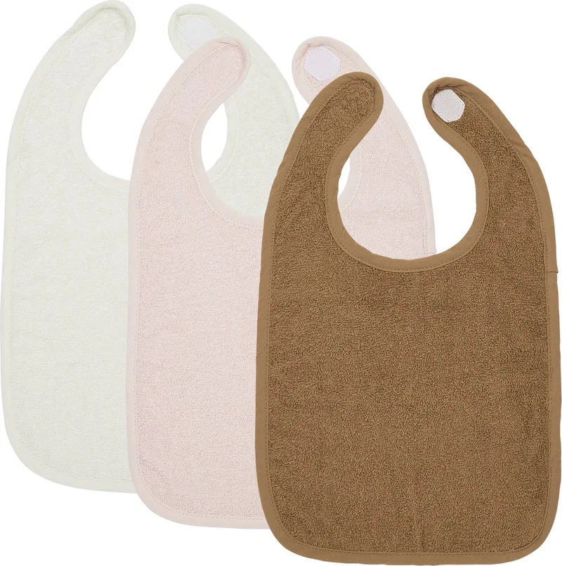 Uni Slab - 3-pack - Badstof fra Meyco i Offwhite, Soft Pink, Toffee – produktbillede