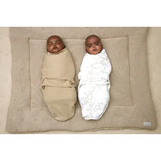 Uni swaddlemeyco inbakerdoek - sand - 0-3 maanden - 1.0 TOG von Meyco in Uni Sand – Produktfoto 2 von 2
