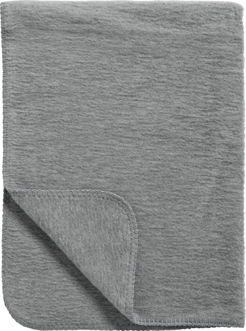 Uni wiegdeken - geweven - 75x100cm - 1.0 TOG van Meyco in Grijs – productfoto
