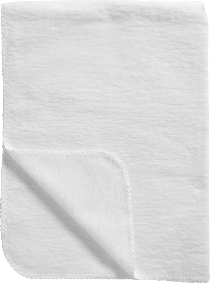 Uni wiegdeken - geweven - 75x100cm - 1.0 TOG by Meyco in White – product photo