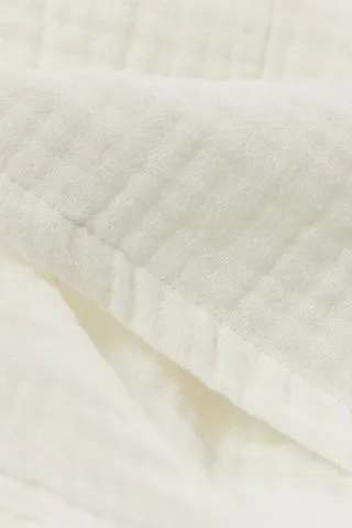 Uni Wieglaken - Pre-washed Hydrofiel - 75x100cm - 0.3 TOG by Meyco in Offwhite – product photo 3 of 4