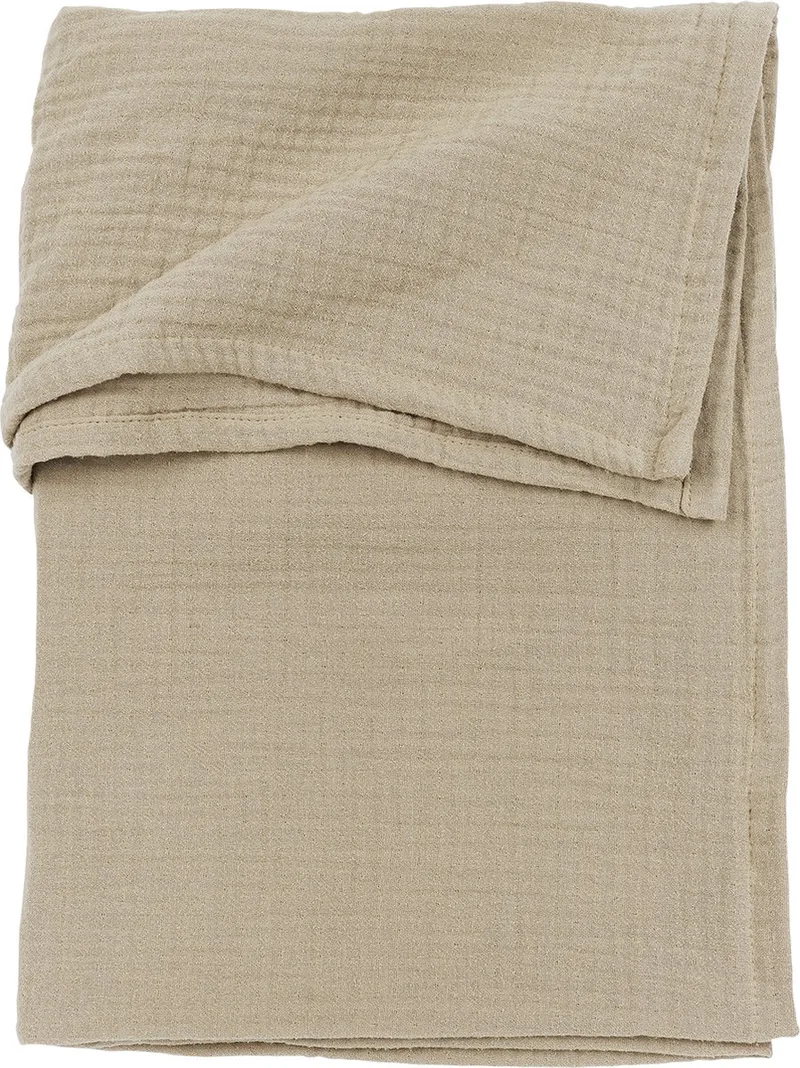 Uni Wieglaken - Pre-washed Hydrofiel - 75x100cm - 0.3 TOG by Meyco in Sand – product photo