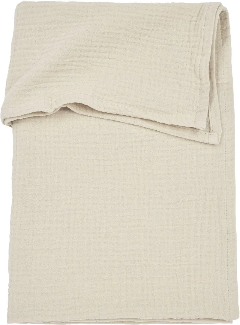 Uni Wieglaken - Pre-washed Hydrofiel - 75x100cm - 0.3 TOG by Meyco in Soft sand – product photo
