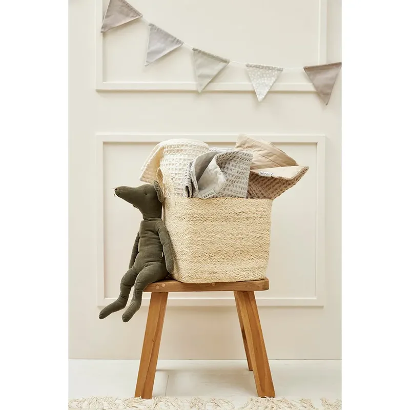 Wafel Katoen Wiegdeken - 75x100cm - 1.0 TOG de Meyco en Naturel – photo produit 6 sur 6