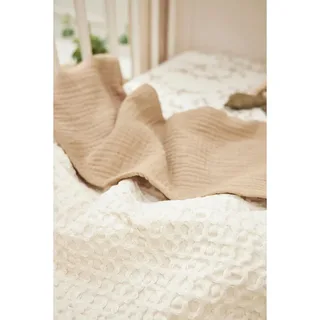 Wafel Katoen Wiegdeken - 75x100cm - 1.0 TOG de Meyco en Naturel – photo produit 5 sur 6