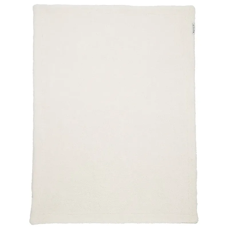 Wafel Teddy wiegdeken - 75x100cm - 2.0 TOG de Meyco en Naturel – photo produit 3 sur 6