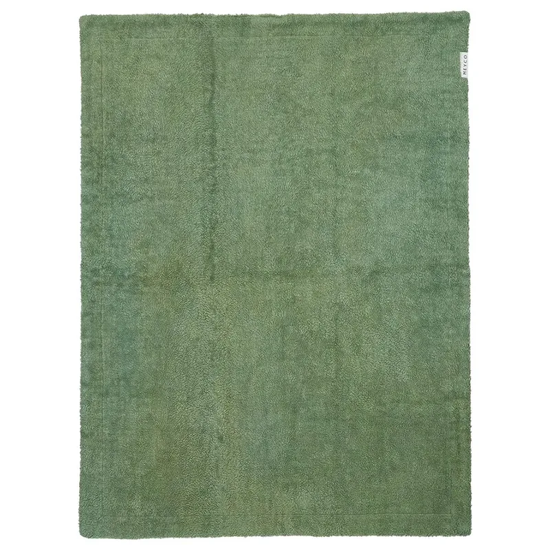 Wafel Teddy wiegdeken - 75x100cm - 2.0 TOG de Meyco en Olive Green – photo produit 3 sur 6