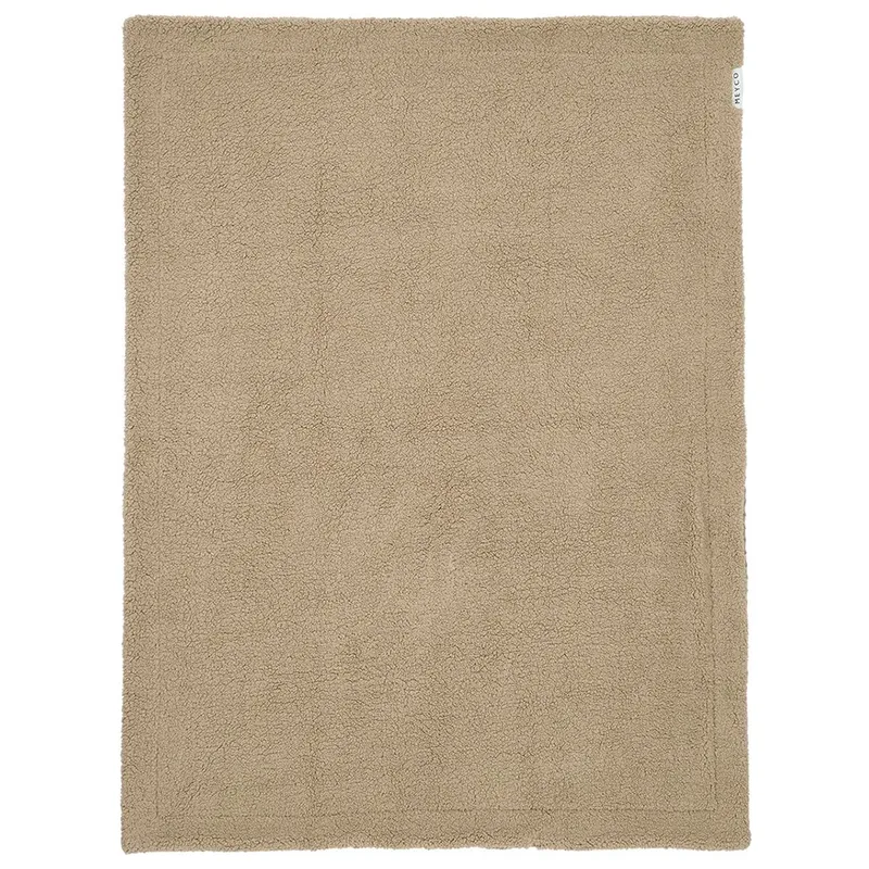 Wafel Teddy wiegdeken - 75x100cm - 2.0 TOG fra Meyco i Taupe – produktbillede 3 af 6
