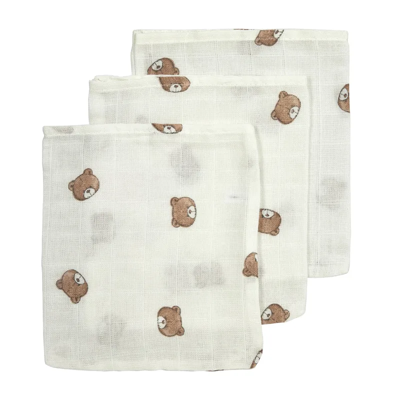 Washandjes Meyco Bear Mulitcolour 3-pck van Meyco – productfoto