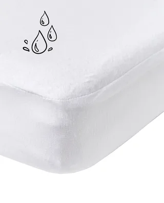 waterdicht hoeslaken juniorbed - white - 70x140/150cm de Meyco en Blanc – photo produit 1 sur 2