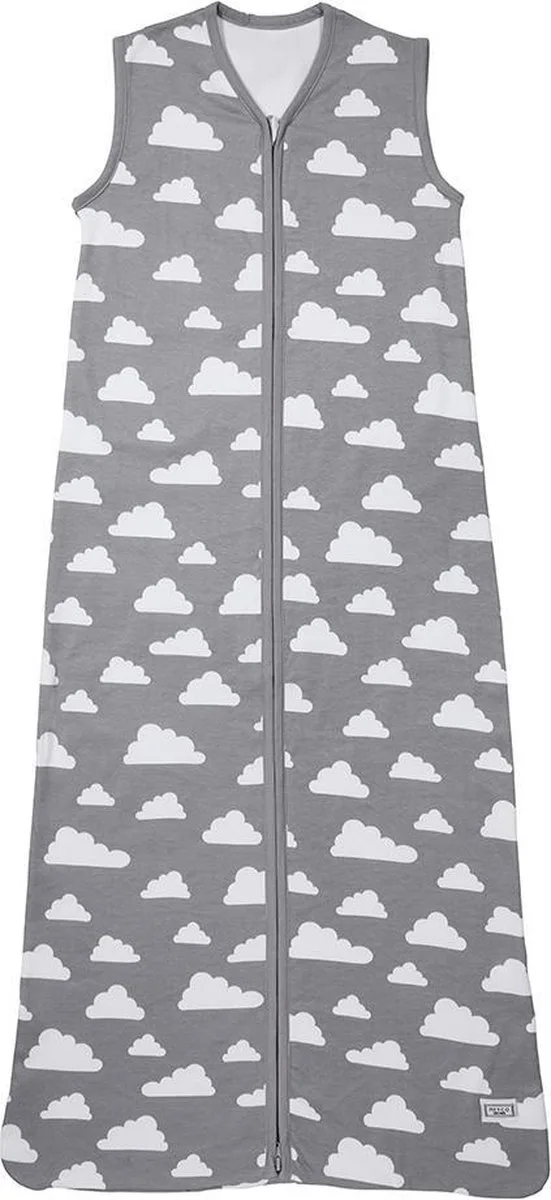 Zomerslaapzak - 90 cm - Little Clouds by Meyco in Grey – product photo
