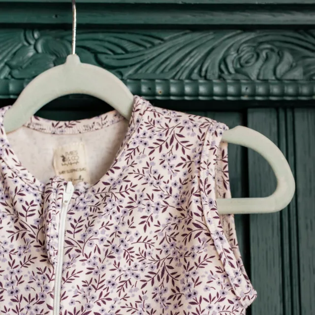 Vintage Flower Zomer Slaapzak 6-24 Maanden Lila