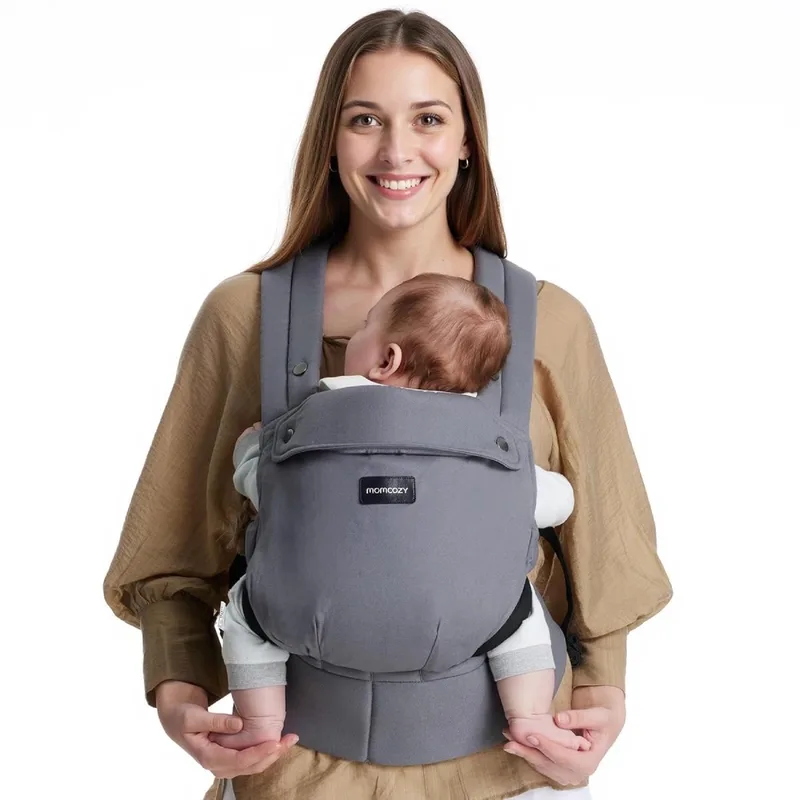 draagzak van katoen by Momcozy in Grijs – product photo