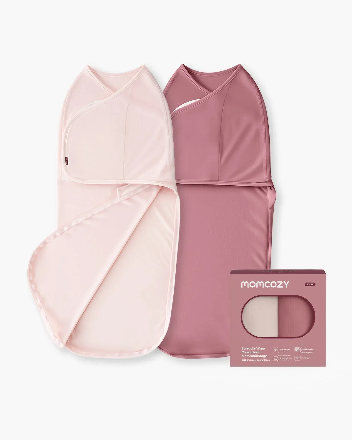 Easy-Pucktuch für Babys von 0–3 Monaten | Farbe von Momcozy in Bloom – Produktfoto