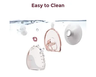 Elektrische Milchpumpe Air 1 Mobile Breast Pump, 1-tlg. von Momcozy in Weiß – Produktfoto 4 von 5