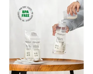 Elektrische Milchpumpe Disposable Milk Storage Bag von Momcozy in Weiß – Produktfoto 3 von 5