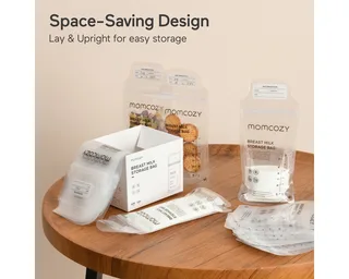 Elektrische Milchpumpe Disposable Milk Storage Bag von Momcozy in Weiß – Produktfoto 4 von 5