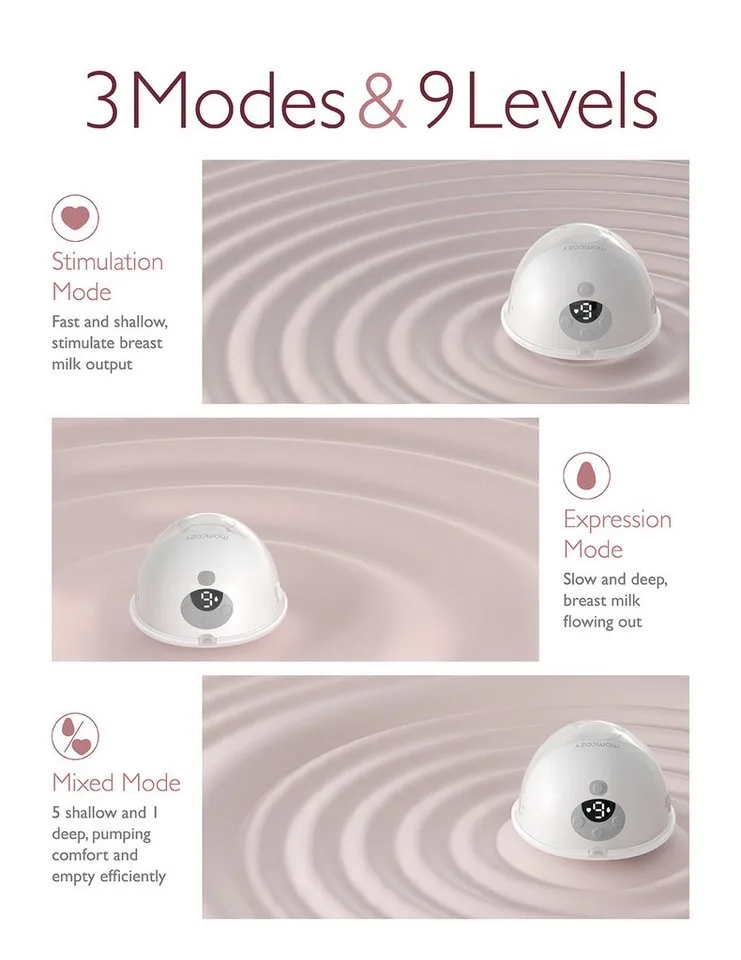 Elektrische Milchpumpe M5 Breast Pump, 2-tlg. by Momcozy in Grey – product photo 5 of 5