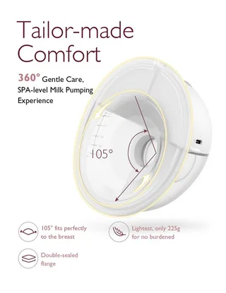Elektrische Milchpumpe M5 Breast Pump, 2-tlg. by Momcozy in Grey – product photo 3 of 5