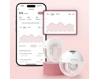 Elektrische Milchpumpe M5 SMART Breast Pump Single Grey, 1-tlg. by Momcozy in Grey – product photo 3 of 5