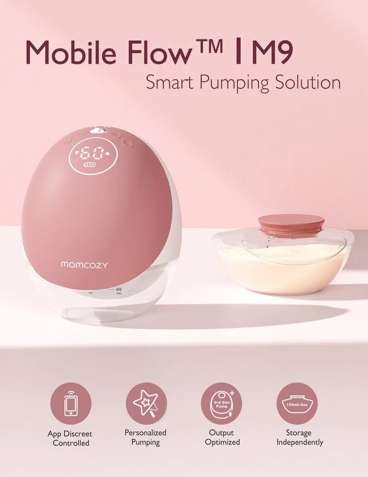 Elektrische Milchpumpe M9 Mobile Breast Pump, 1-tlg. by Momcozy in White – product photo 4 of 4