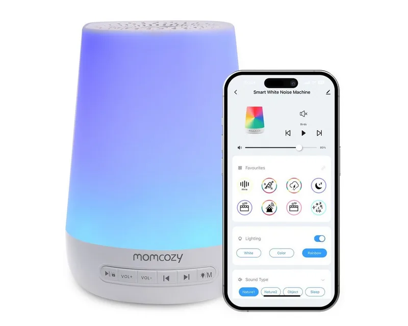 Elektrische Milchpumpe White noise machine with app control, 1-tlg. de Momcozy en Weiß – photo produit