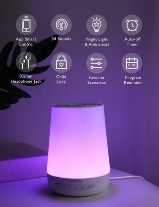 Elektrische Milchpumpe White noise machine with app control, 1-tlg. von Momcozy in Weiß – Produktfoto 2 von 4