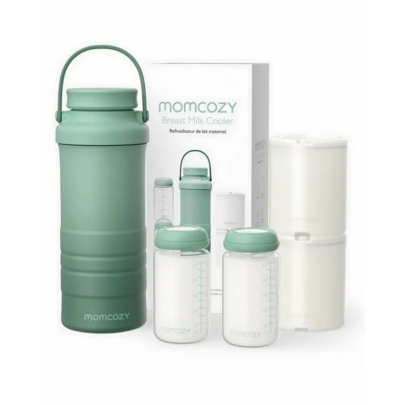 Flaschenwärmer Portable Breast Milk Cooler by Momcozy in Green – product photo 2 of 6