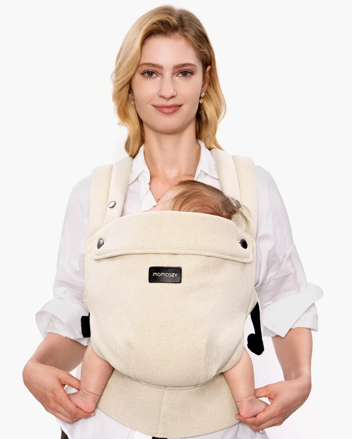 GentleTouch Babytrage | Farbe de Momcozy en Helles Bernstein – photo produit