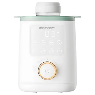 MW02 Analoge Flessenverwarmer – Waterbad Verwarming voor Babyfles en Potjes – Met Verlichting & Warmhoudfunctie von Momcozy in Weiß, Grün – Produktfoto 2 von 6