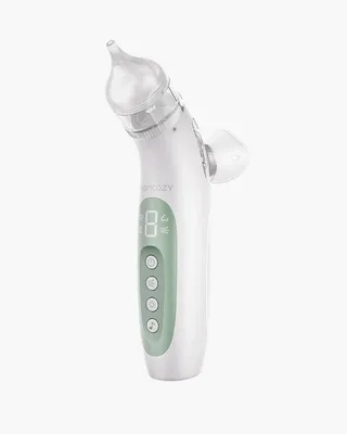Nasensauger BreezyClear 2-in-1 Elektrischer Nasensauger mit Sprüh und Saugfunktion de Momcozy en Blanc – photo produit 1 sur 5