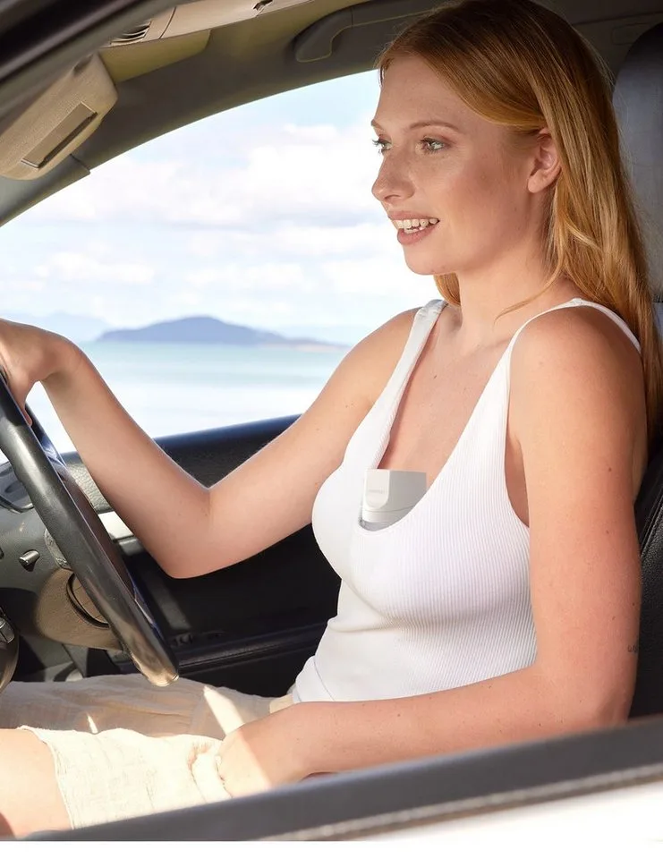 S12Pro Handsfree Borstkolf - 1 stuk - Extra stil en compact - Elektrisch - Oplaadbaar von Momcozy in Weiß – Produktfoto 3 von 5