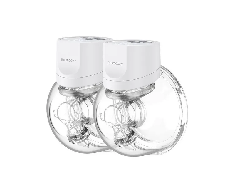 S12Pro Handsfree Borstkolf - 1 stuk - Extra stil en compact - Elektrisch - Oplaadbaar von Momcozy in Weiß – Produktfoto 2 von 5