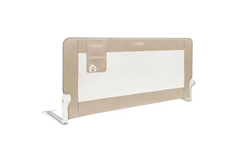 Bettschutzgitter Lexi Plus SM, Absenkbar mit Sicherheitsverriegelung und Montagegurten van MoMi in Beige – productfoto 1 van 5