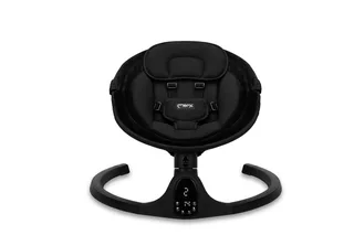 Kenani Onyx - Elektrische Babyschommel - Bluetooth - Afstandsbediening - 5 Schommelsnelheden von MoMi in Schwarz – Produktfoto 4 von 4