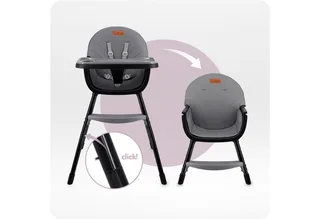 REKI 2-in-1 Kinderstoel - Meegroei Kinderstoel en Stoeltje - Tot 20 kg by MoMi in Black – product photo 4 of 5