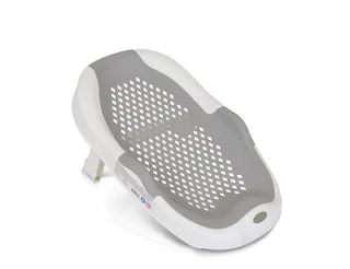 Babybadewanne Meshy, (1-tlg), faltbarer Stützfuß, rutschfest, Wanneneinlage, Wasserablauflöcher von Moni in Grau – Produktfoto 2 von 5