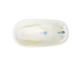 Babybadewanne Set Bubble, Thermometer, Sitz, Duschgel- und Shampoospender, Badewanne mit Sitz von Moni in Blau – Produktfoto 3 von 4
