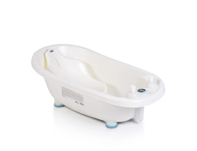 Babybadewanne Set Bubble, Thermometer, Sitz, Duschgel- und Shampoospender, Badewanne mit Sitz von Moni in Blau – Produktfoto 2 von 4