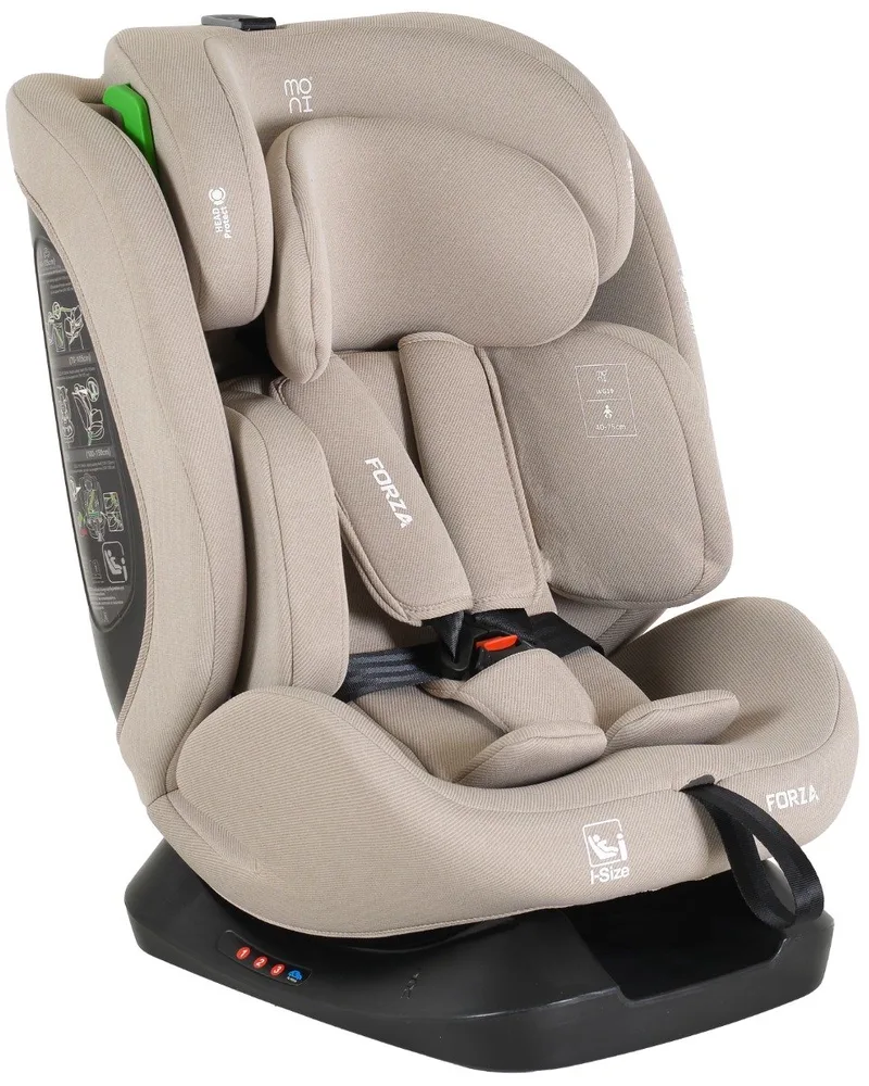 Forza 40-150 cm i-Size Autostoel van Moni in Beige – productfoto