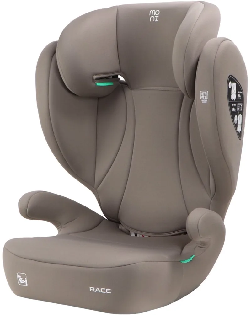 Race Cool 100-150 cm i-Size Autostoel van Moni in Beige – productfoto