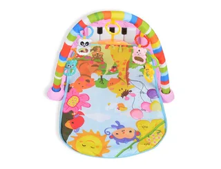 Spielbogen Fitness Girl 696-R22, Klaviertasten, Hängespielzeuge, Krabbeldecke, 100% Polyester de Moni en Rose – photo produit 4 sur 5
